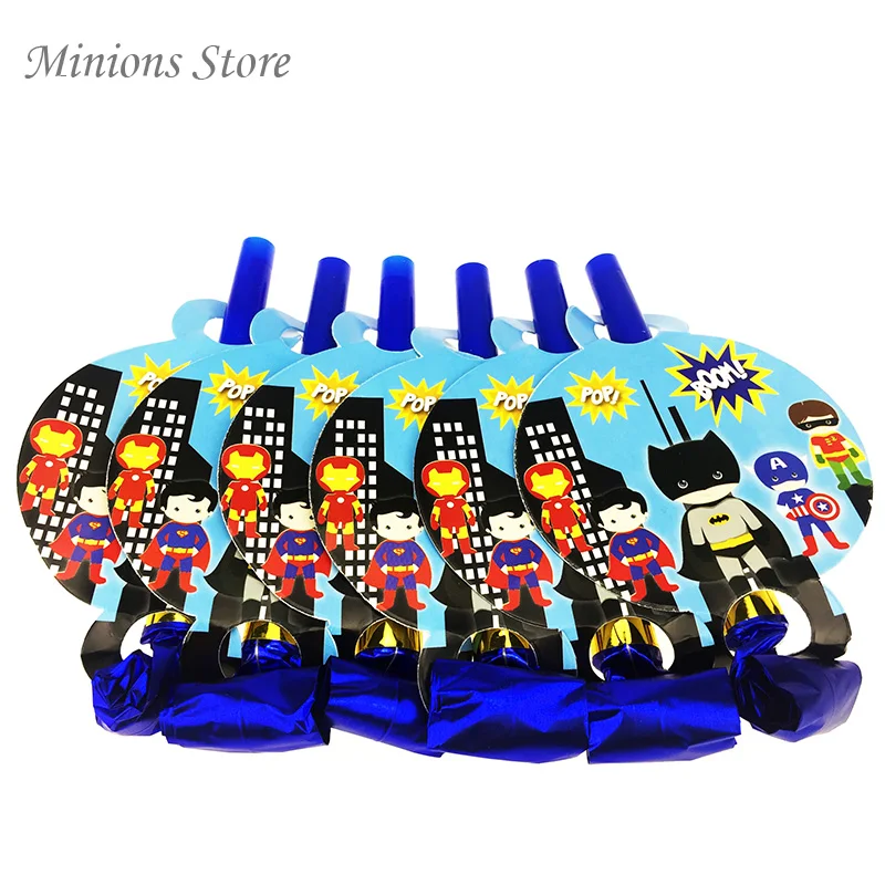Blowout 6pcs Мультфильм Мстители вечерние одноразовые посуда бумажные тарелки салфетки флаг чашки детская игрушка в ванную день рождения принадлежности и украшения - Цвет: Blowout 6pcs