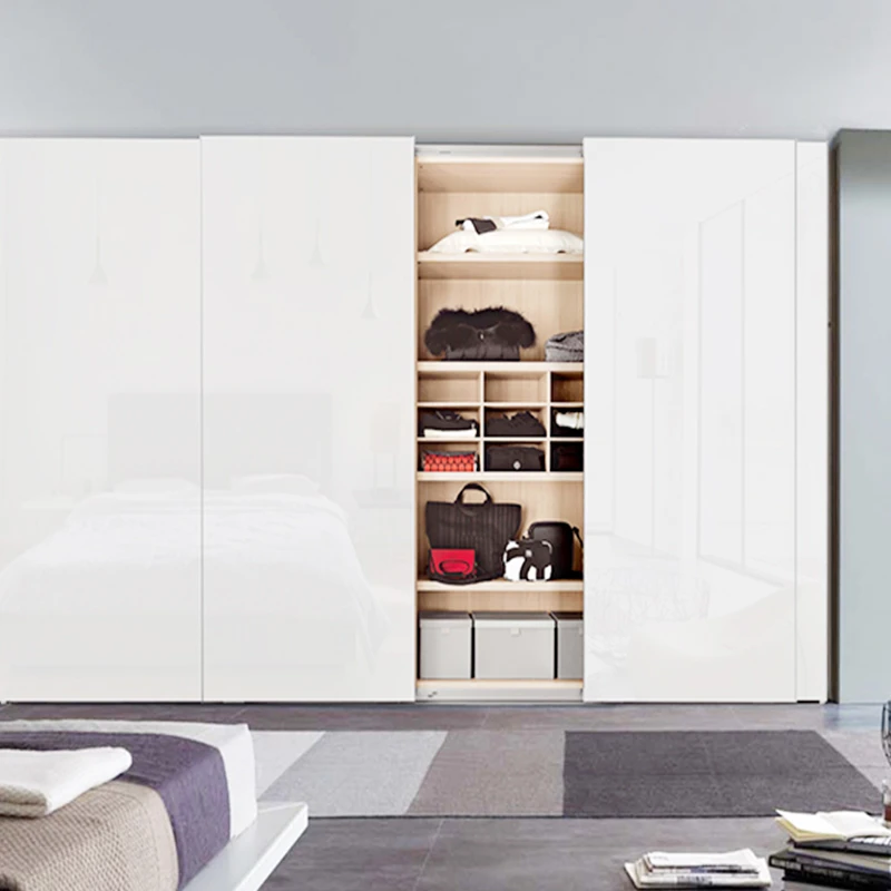 Cheap price bedroom custom storage sliding door wardrobe closet