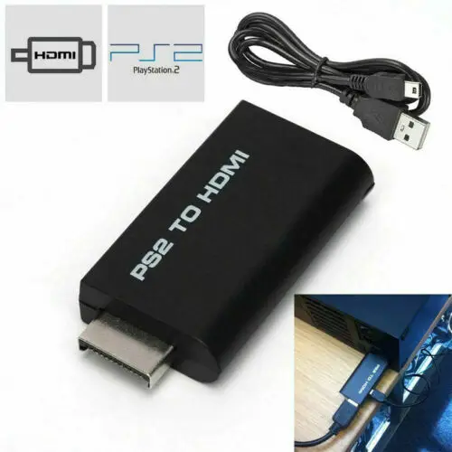 Для PS2 к HDMI 480i/480p/576i Ypbpr USB 5V аудио-видео конвертер адаптер с 3 5 мм аудио Выход