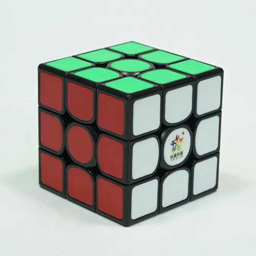 black with dark red Yuxin Kylin V2 м 3x3x3 Магнитный Магический кубик Рубика скоростной/Transaprent Чжишен Скорость, Магический кубик, Скорость куб, обучающие игрушки для детей - Цвет: black with dark red