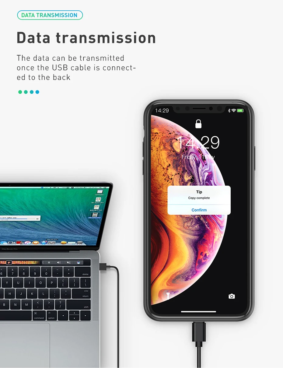 Чехол для зарядного устройства Baseus для iPhone Xs Max Xr X чехол для зарядки аккумулятора 4200 мАч для iPhone Xsmax внешний аккумулятор зарядное устройство