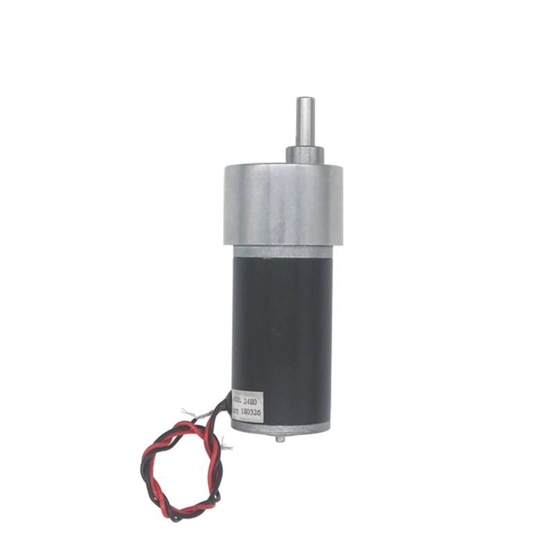 Металлический Трубчатый редуктор с большим крутящим моментом, 12 В постоянного тока, 24 В, редукторный двигатель, редукторный двигатель 35 кг. см, эксцентриковый редукторный двигатель с 10 об/мин до 1270 об/мин