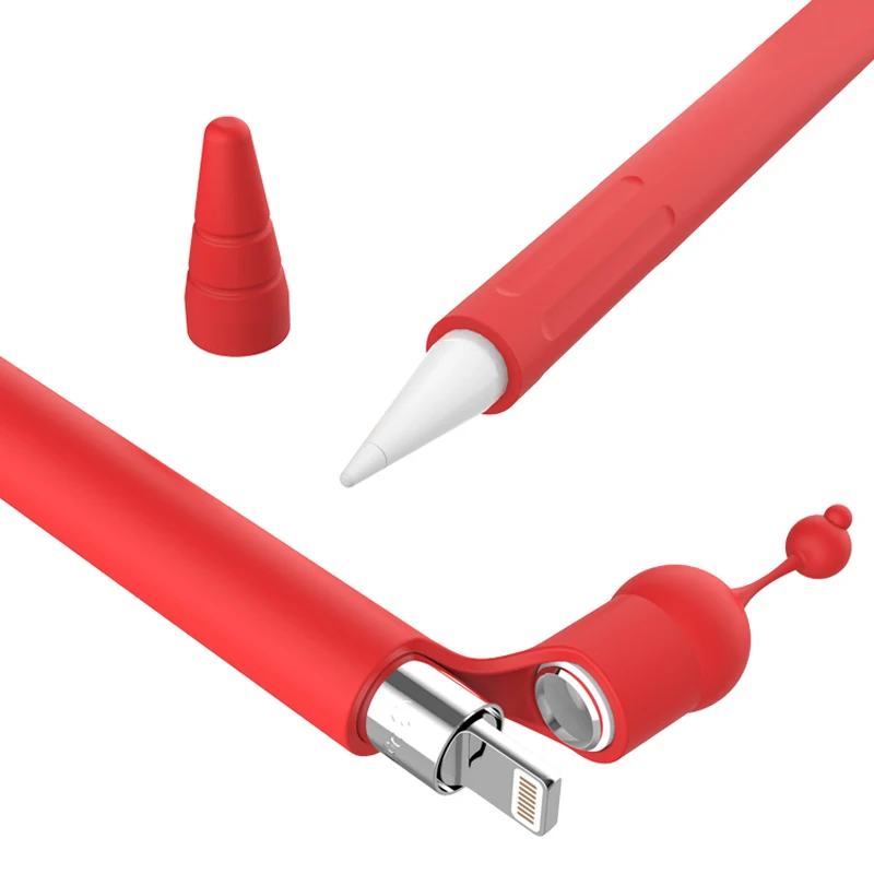 Мягкий силиконовый чехол для Apple Pencil Case iPad Tablet Touch Pen Stylus защитный чехол|Стилусы