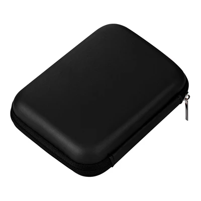 Черный Жесткий диск сумка чехол на молнии для 2,5 дюймов HDD HD внешний диск чехол для переноски протектор чехол сумка Защитная оболочка хорошая цена S30 - Цвет: Черный