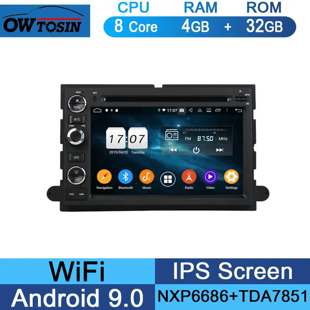 32G " ips 8Core 4G+ 64G Android 9,0 автомобильный DVD радио gps для Ford Explorer Fusion Mustang Focus Edge Expedition Escape F150 DSP CarPlay - Цвет: 32G