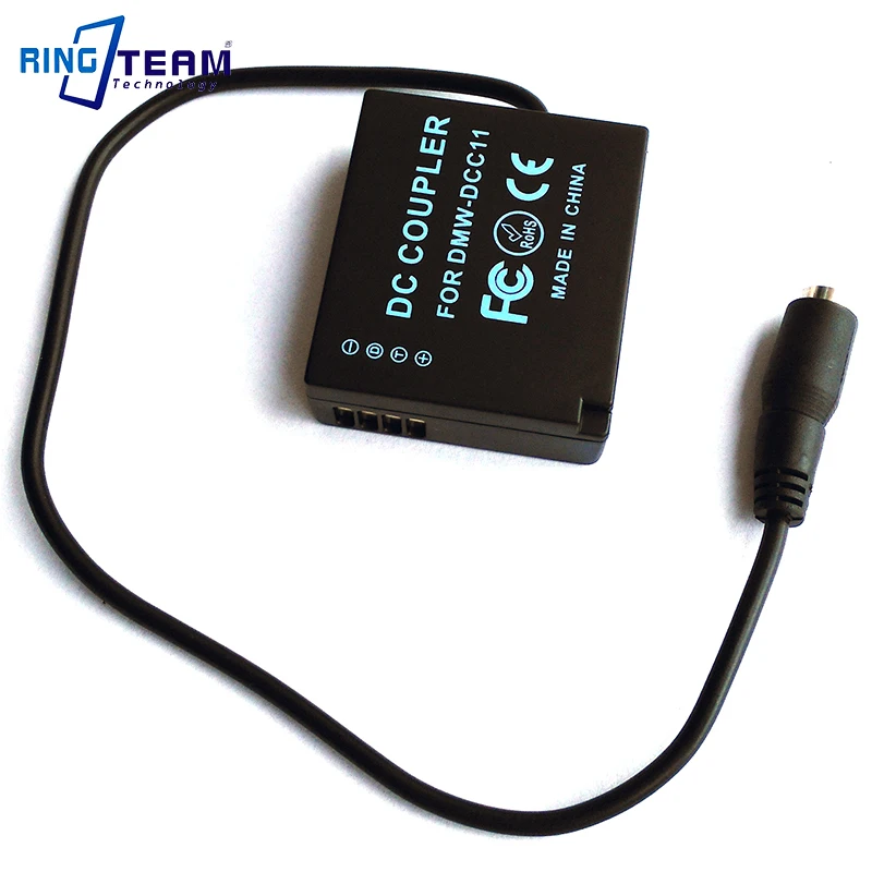 DMW-DCC11 DMW-BLE9 DMW-BLG10 аккумуляторной батареей подходит адаптер питания для цифрового фотоаппарата Panasonic Lumix DMC-GF5 GF6 GF3 DMC-GX7 GX80 GX85CGK LX100 TZ85