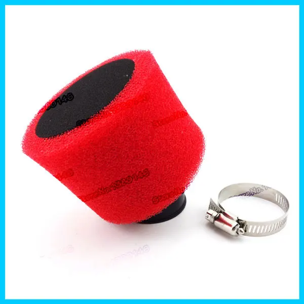 Угловой пенопластовый воздушный фильтр 42 мм губчатый очиститель для 125cc 140cc 110 KLX