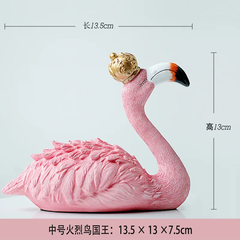 Ins фламинго королевское украшение скандинавский домашний декор для гостиной