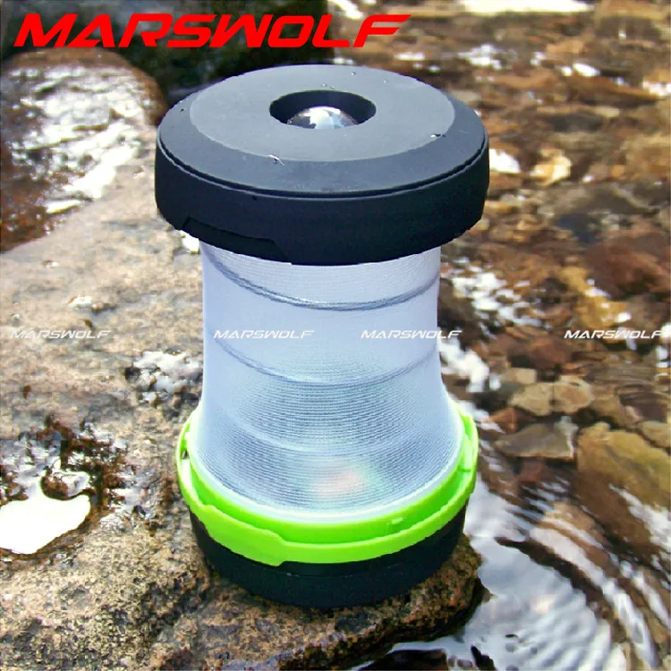 Collapsible Camping light 5 colors Led portable Stretch camping lamp led night lantern for outdoor emergency 3*AA flashlight | Освещение