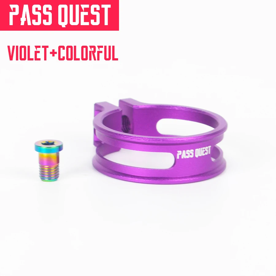Pass Quest 34 9 мм 7g Ультра легкий зажим для сиденья 7075 алюминиевый сплав + титановые