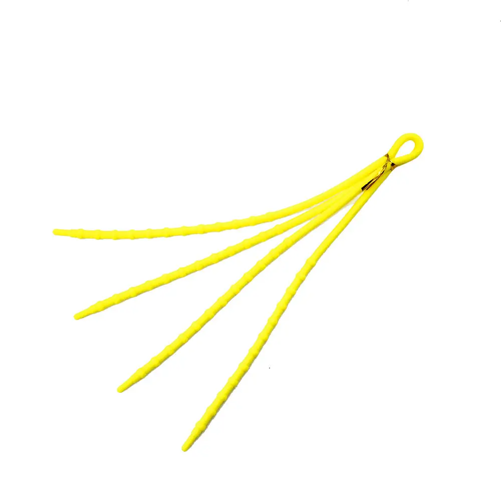 Yellow 1 пара X-Tie, легкие мягкие силиконовые радужные шнурки, спортивная обувь для ленивых, шнурки, веревки, шнурки для бега, шнурки, тянется, новинка - Цвет: Yellow