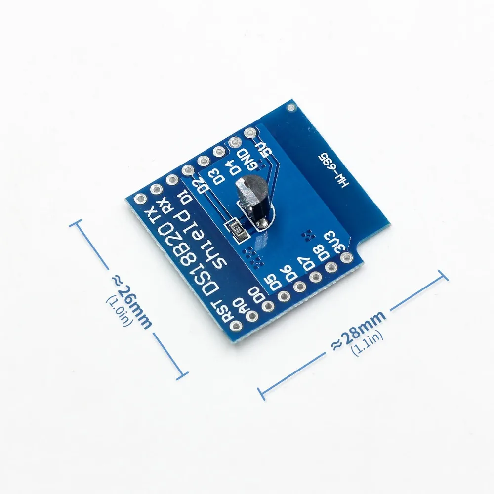 DS18B20 датчик температуры щит Wemos D1 Mini Pro ESP NodeMCU | Электронные компоненты и
