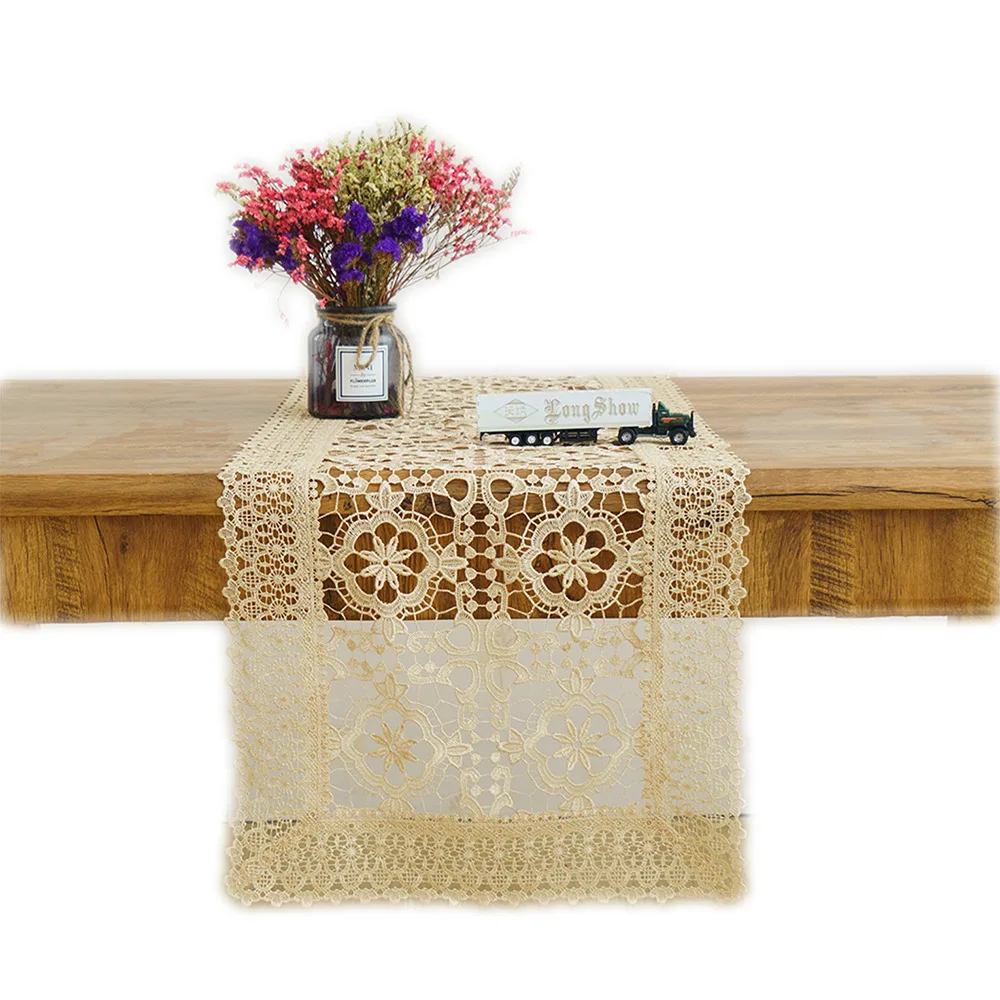 2020 Европейская квадратная пустотелая вышивка скатерть машина прямоугольная