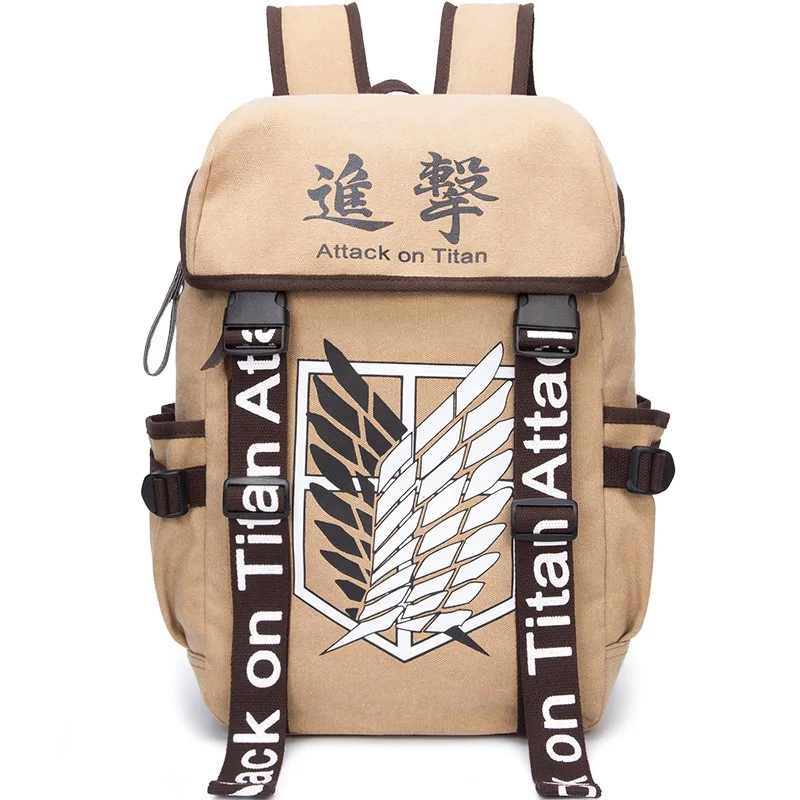 Сумка Легион Attack on Titan Shingeki no Kyojin Eren для скаутинга из мультфильма Холщовый Рюкзак