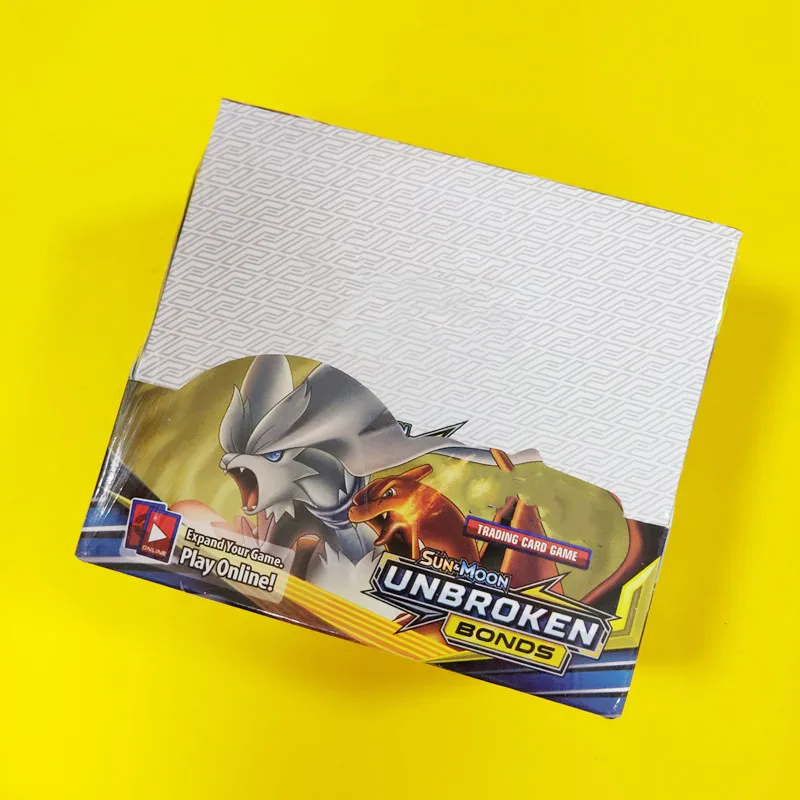 324 шт SUN MOON TEAM UP Unbroken Bonds древние корни Небесный Шторм дракон величество коллекционная карточка игры с Booster Box