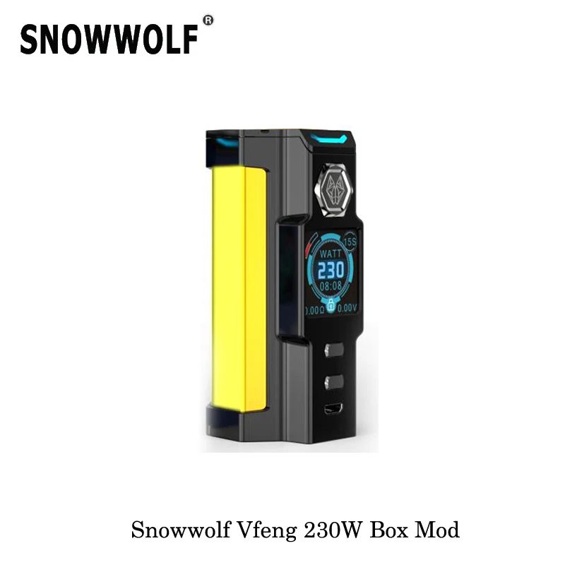 230 Вт оригинальные электронные сигареты Sigelei Snowwolf Vfeng Starter Kit Box Mod 510 Threading 2017
