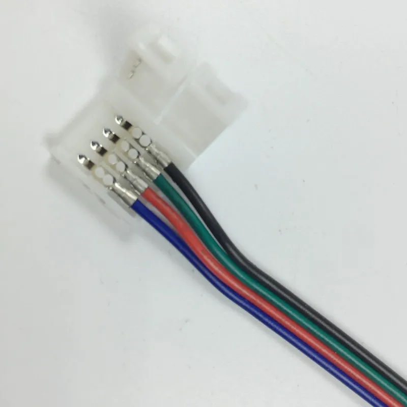 100 шт./лот светодиодный адаптер разъема печатной платы для 5050 RGB светодиодный свет 10 мм Газа Connector