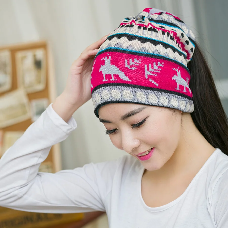 Винтажные женские зимние шапки 2 вида цветов этнические весенние осенне-зимние