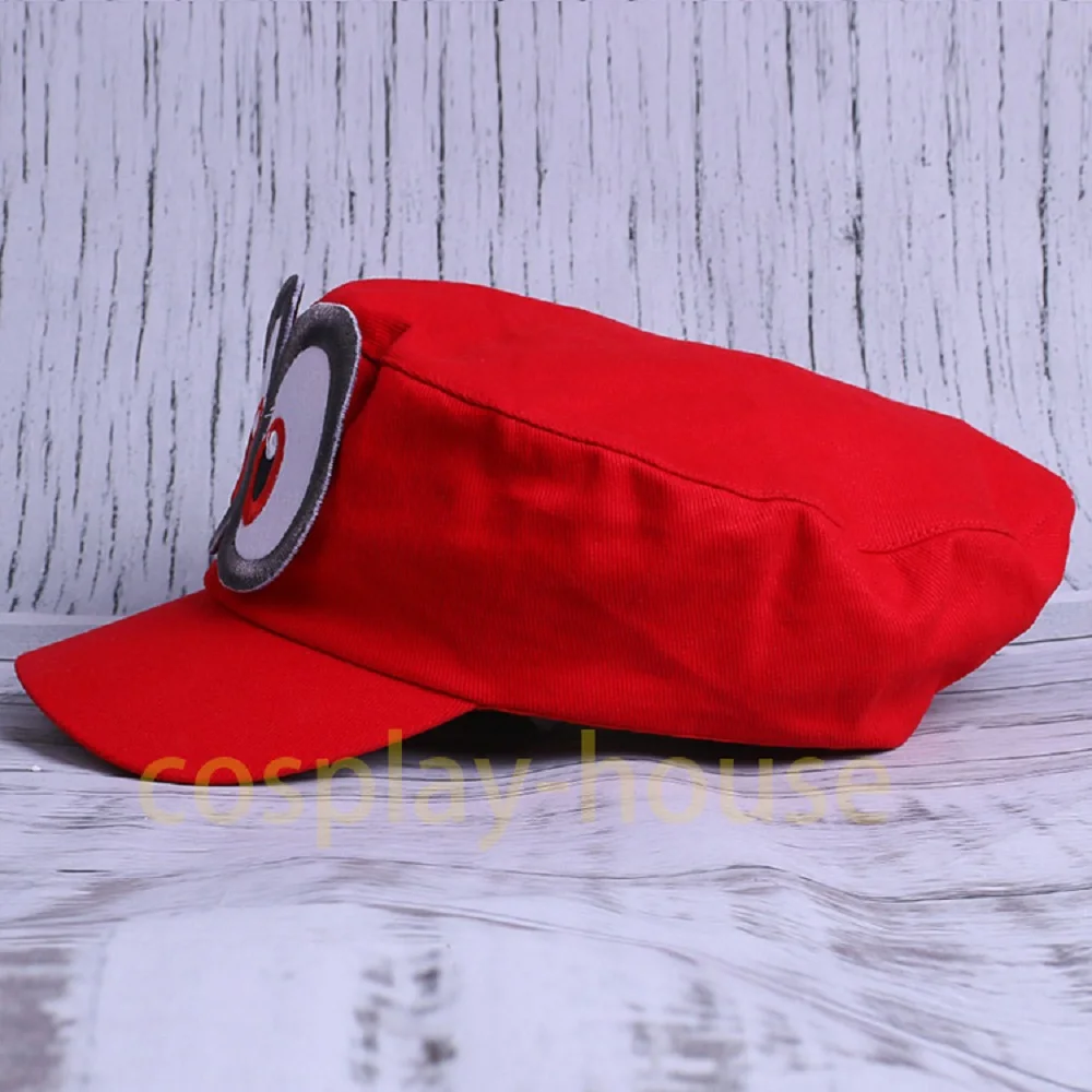 Супер Марио шляпа красный Odyssey Новинка 2017 года Кепки носимых Бейсболки для женщин