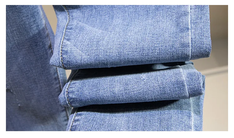 2019 Плюс Размер повседневные расклешенные джинсы Весенняя женская одежда модная