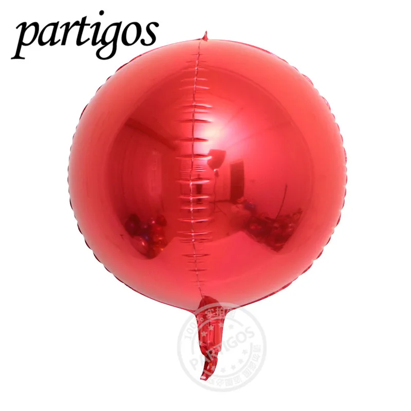 pearl Red 1 шт. 22 дюймов 4D градиент Цвет круглые шары Цвет Фул глобальной Свадебные украшения ко дню рождения, вечерние Декор гелий Фольга воздушные шары - Цвет: pearl Red