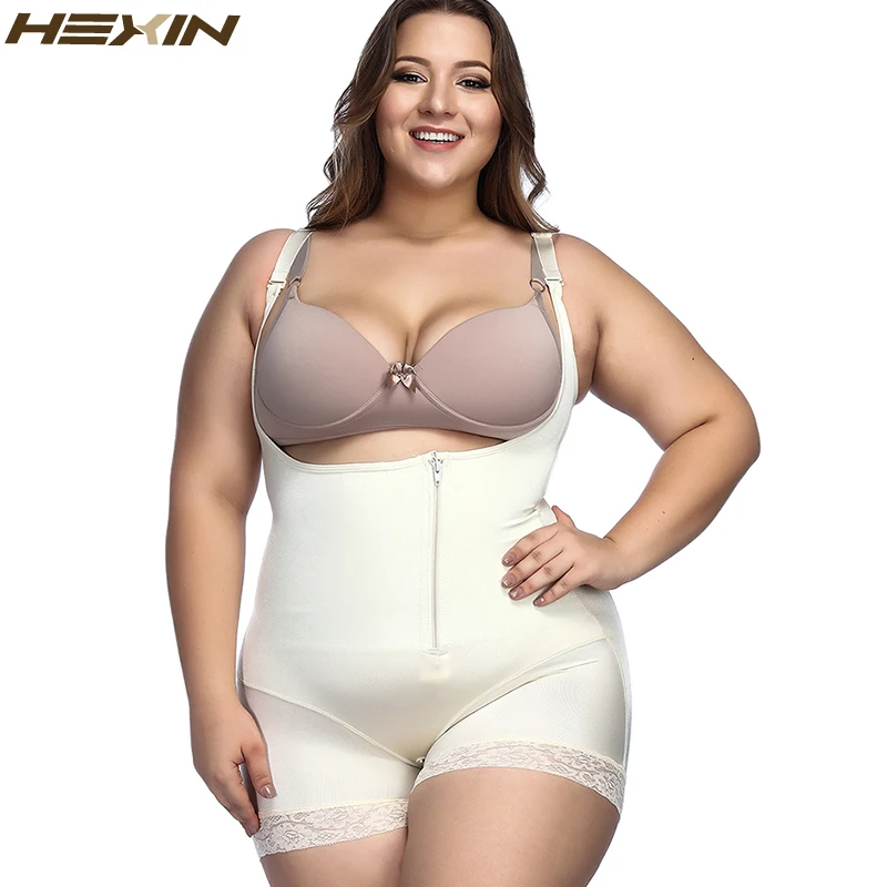HEXIN размера плюс 6XL Корректирующее белье для похудения на талии кружевное нижнее