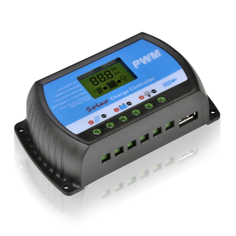 Регулятор напряжения солнечной батареи 12 В 24 30 А 20 10 А|solar regulator|controller 30apwm solar charge