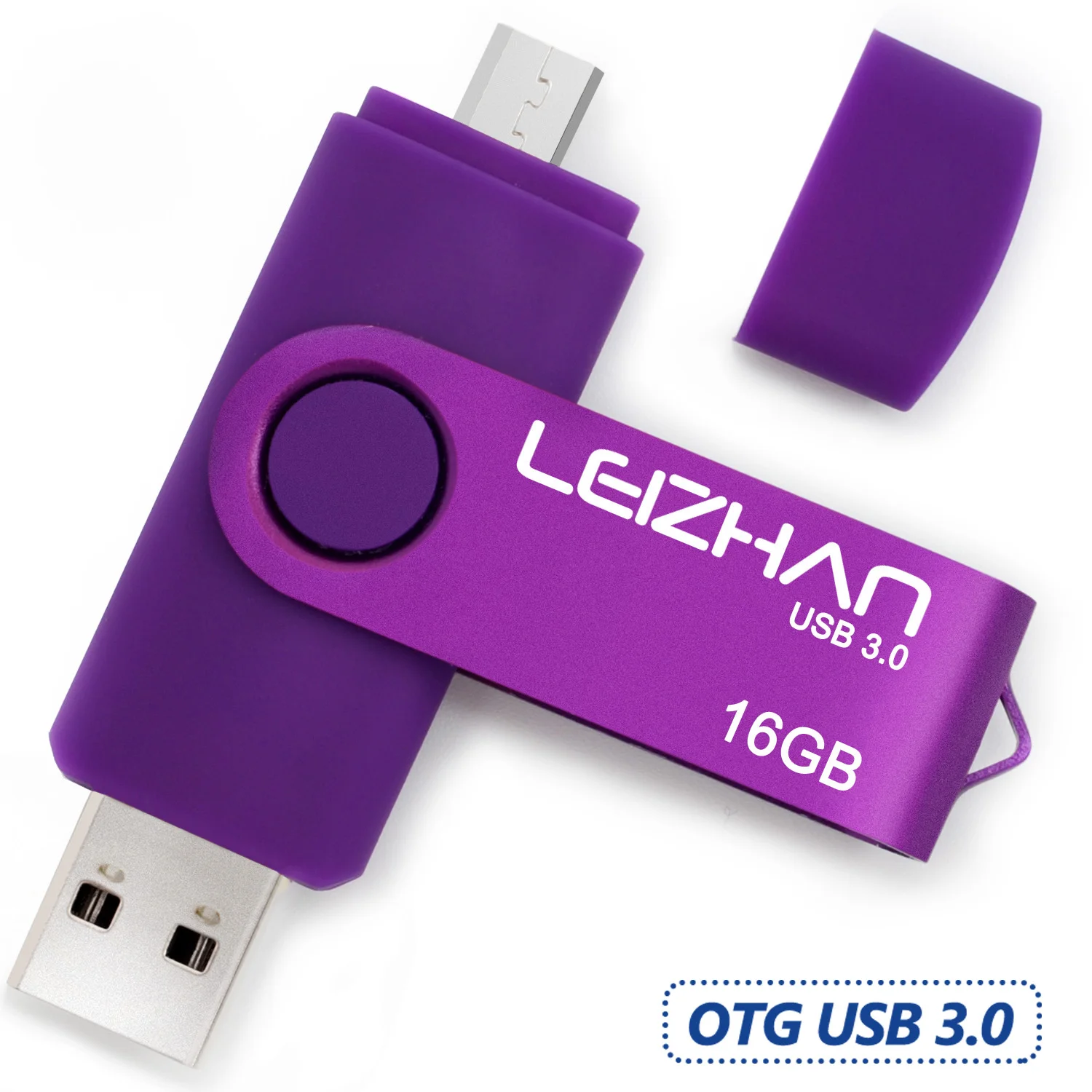 LEIZHAN OTG USB флэш накопитель для Samsung S7 S6 S5 Android 128 Гб 64 ГБ 32 16 8 3 0 карта памяти ключ|USB
