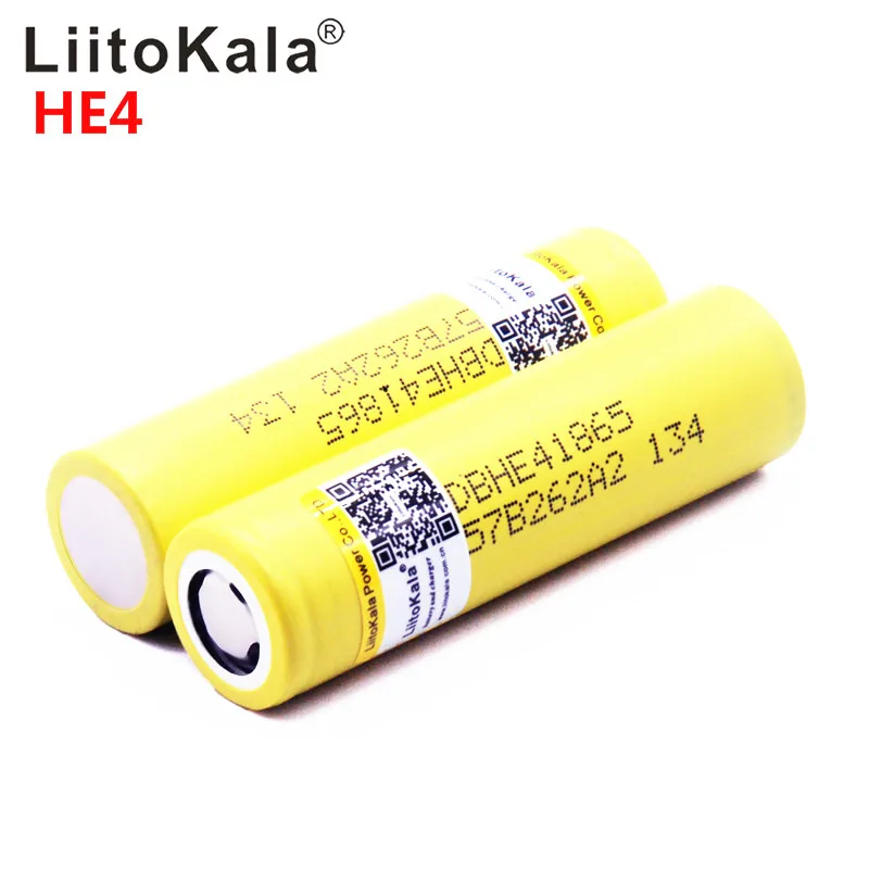 Аккумуляторная литий-ионная батарея LiitoKala HE4 18650 3 6 В 2500 мА · ч | Электроника