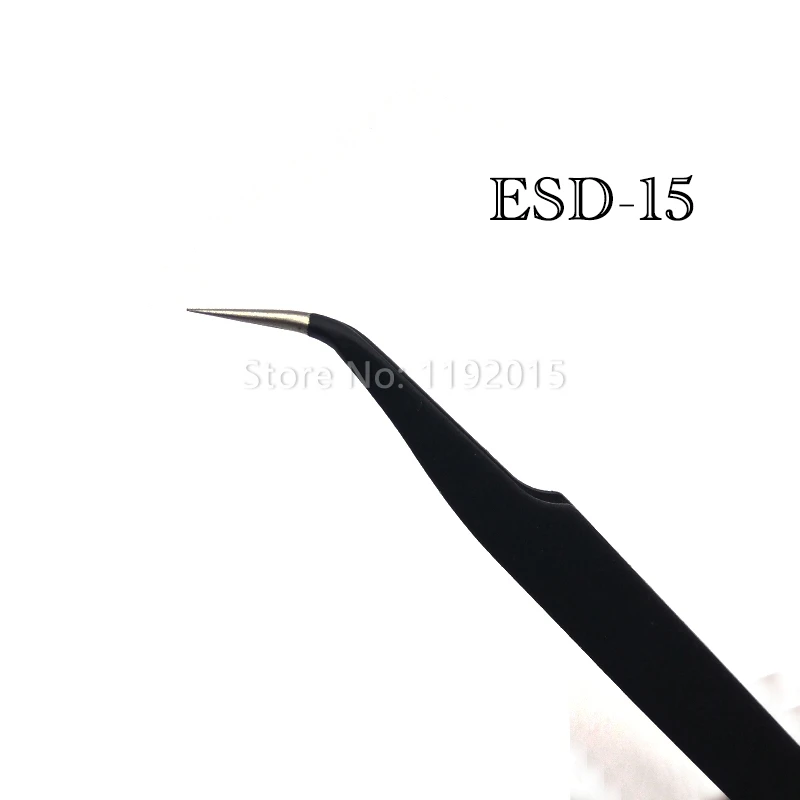 Черный Акрил Нержавеющая сталь Пинцет гель ремонт и обслуживание Paillette Nipper набор