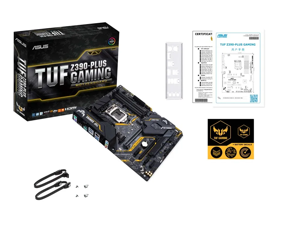 ASUS Туф Z390-PLUS игровой S1151 Z390 ATX SND + GLN U3.1 M2 SATA6 DDR4 в | Компьютеры и офис