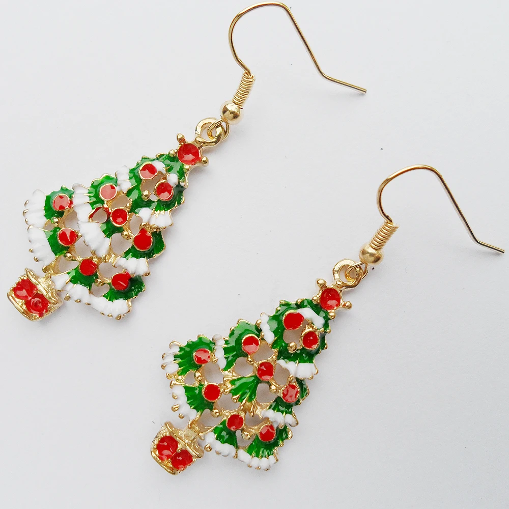 2020 для празднования Рождества новые женские рождественские серьги подвеска