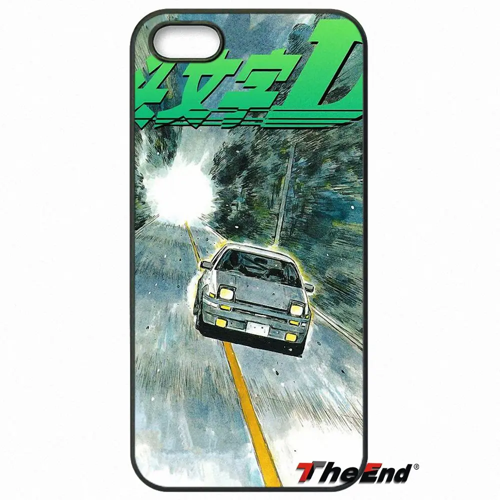 Initial D AE86 модная чехол для телефона iPhone X 4 4S 5 5C SE 6 S 7 8 плюс galaxy J5 J3 A5 A3 2016 S5 S7 S6 край |