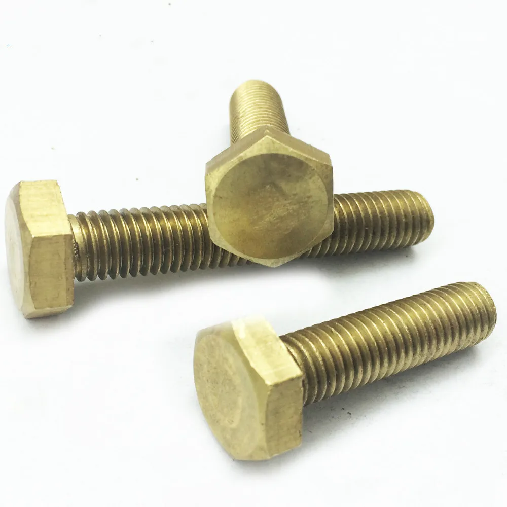 Медные шестигранные болты M6 * 50|bolt type|bolt brassbolt guide |
