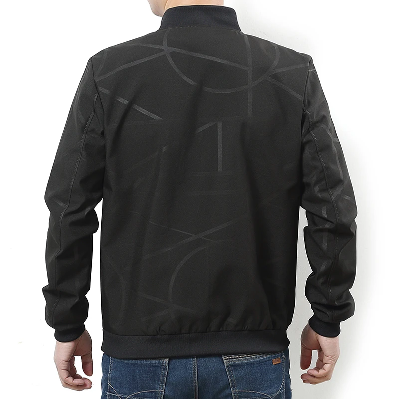 8XL 7XL 6XL plus size brand 2018 sale quality Bomber casual Jacket trench coat black solid coats clothing clothes | Мужская одежда