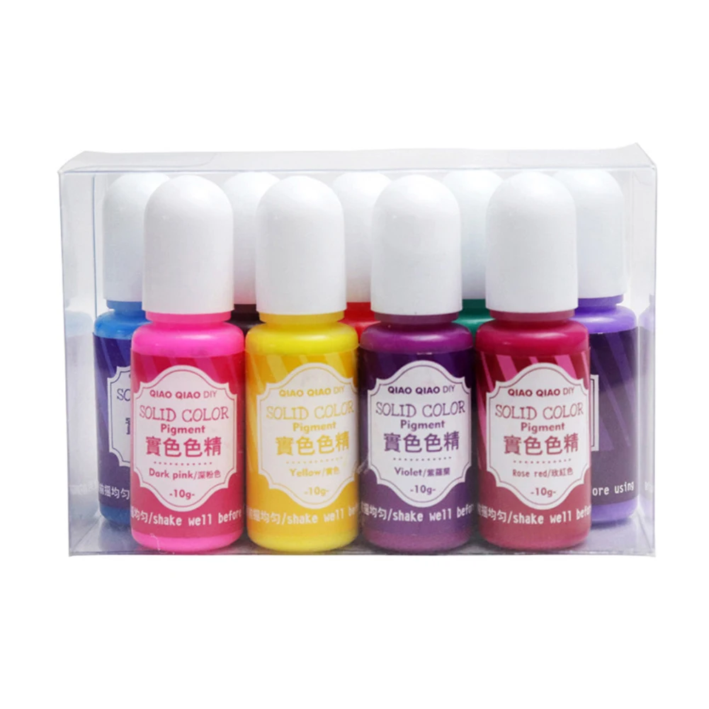 9 шт. практичный пигмент для эпоксидной УФ смолы строительные принадлежности