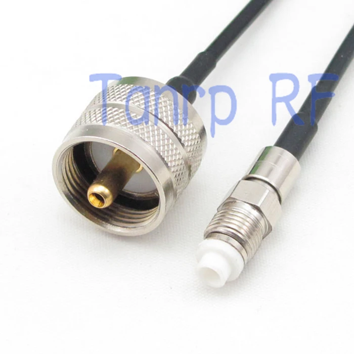 

5M Pigtail coaxial jumper cable RG174 extension cord UHF PL-259 male plug to FME female jack RF connector adapter