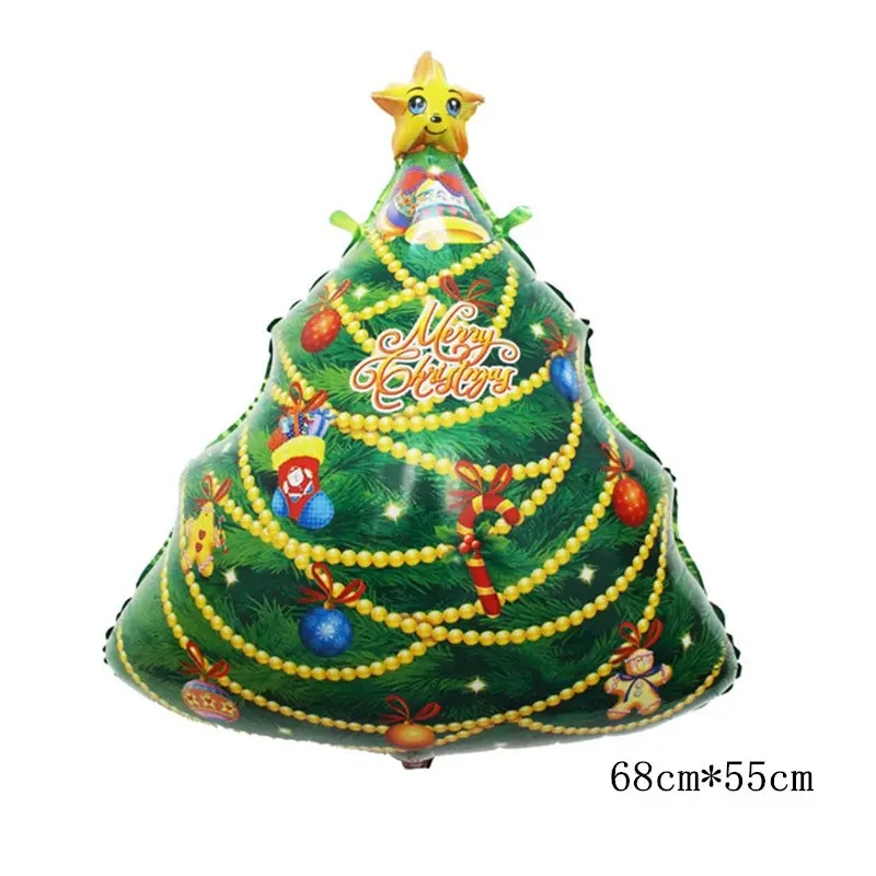 TSZWJ New Christmas Series Aluminum Balloons Festive Atmosphere Decoration High Quality | Дом и сад