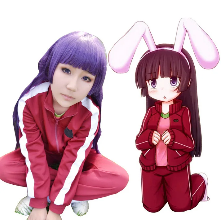 

cos clothes Gokou Ruri Black Cat Sweater sportswear suit cosplay anime around Women