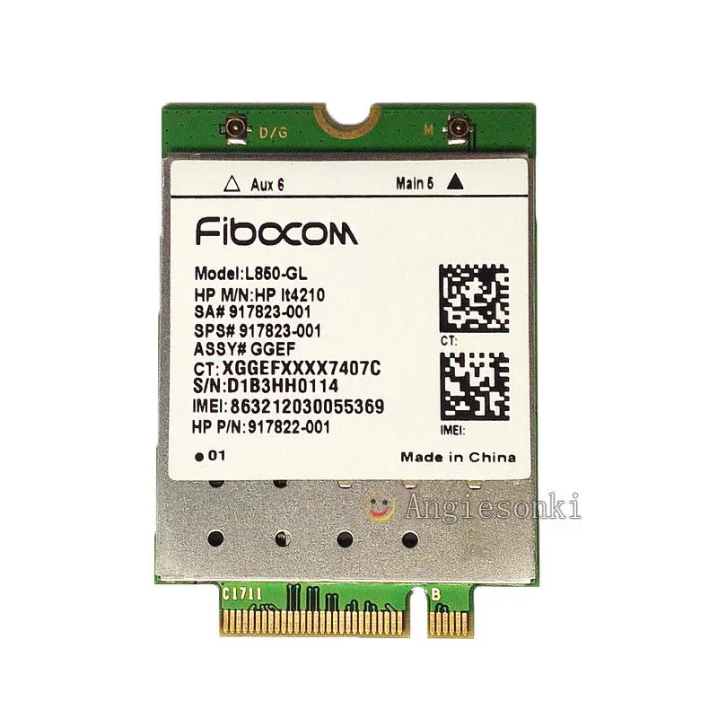 Мобильный модуль для ноутбука ProBook 430 G5 440 450 LT4210 FDD LTE TDD WCDMA M.2 4G карта SPS #917823-001 WWAN |