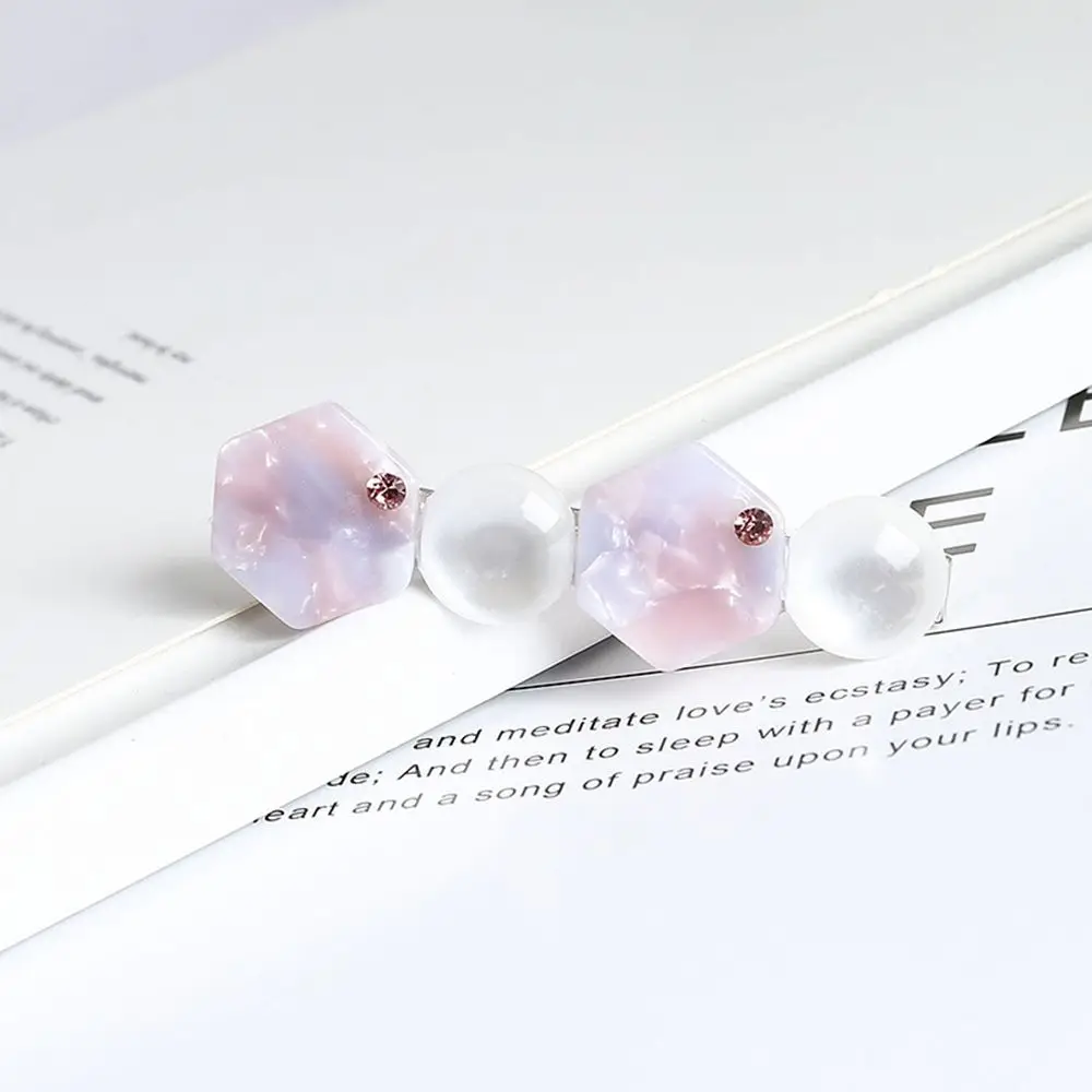 

1 Pcs Fashion Korea Acetic Acid Leopard Hairpin Resin Beaded Hairpins Hair Accessories for Women Beads Hairpins Hair Accessories