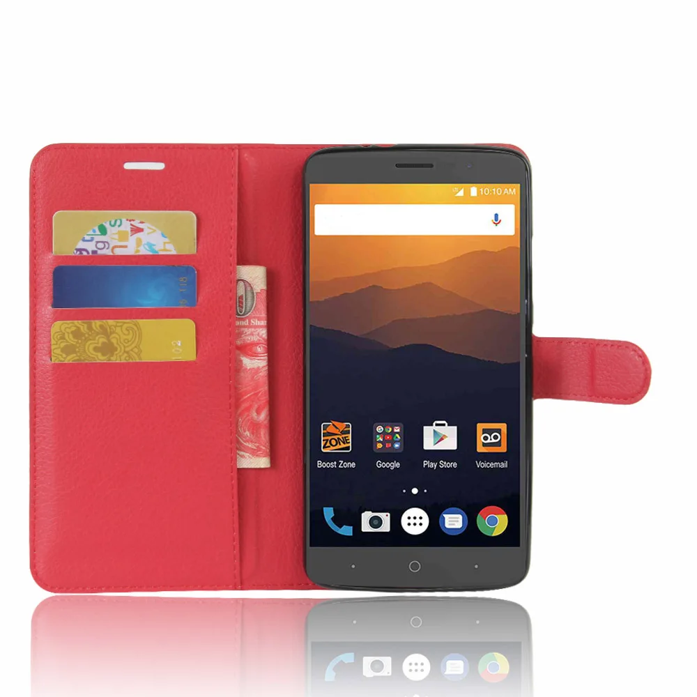 ZiQi Case For ZTE Max XL Z986 6.0inch Wallet Style PU Leather Protective Kickstand Cover N9560 Phone Bag |