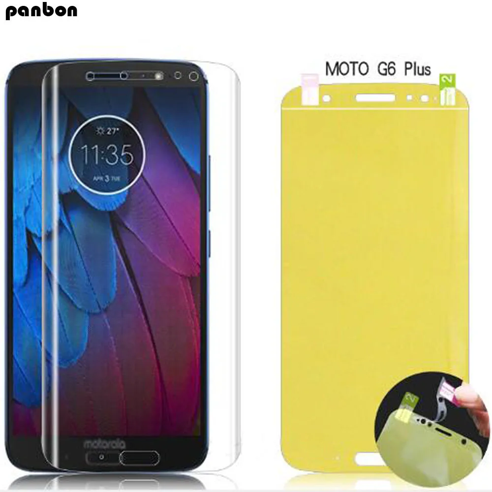 Мягкая нано Гидрогелевая пленка из ТПУ для moto G7 Plus Power Z Play защита экрана полное