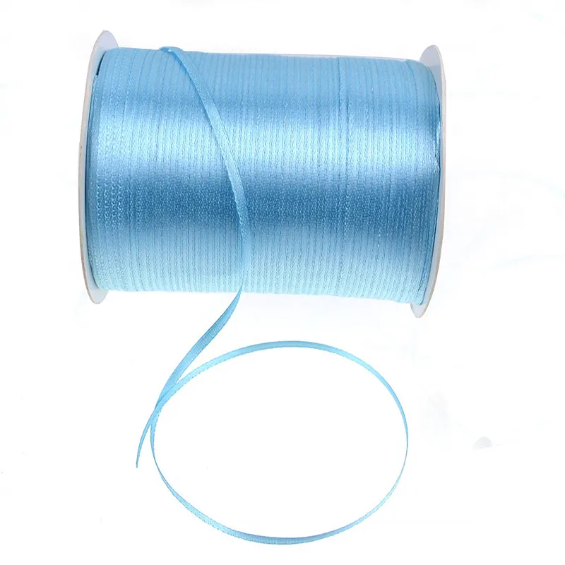 Лидер продаж 25 ярдов 3 мм шелковая атласная лента ручной работы для творчества