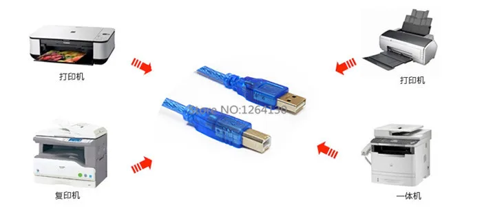 0 25 м 1 5 футов USB 2 Удлинительный кабель для принтера A штекер на B Фотоэлементы