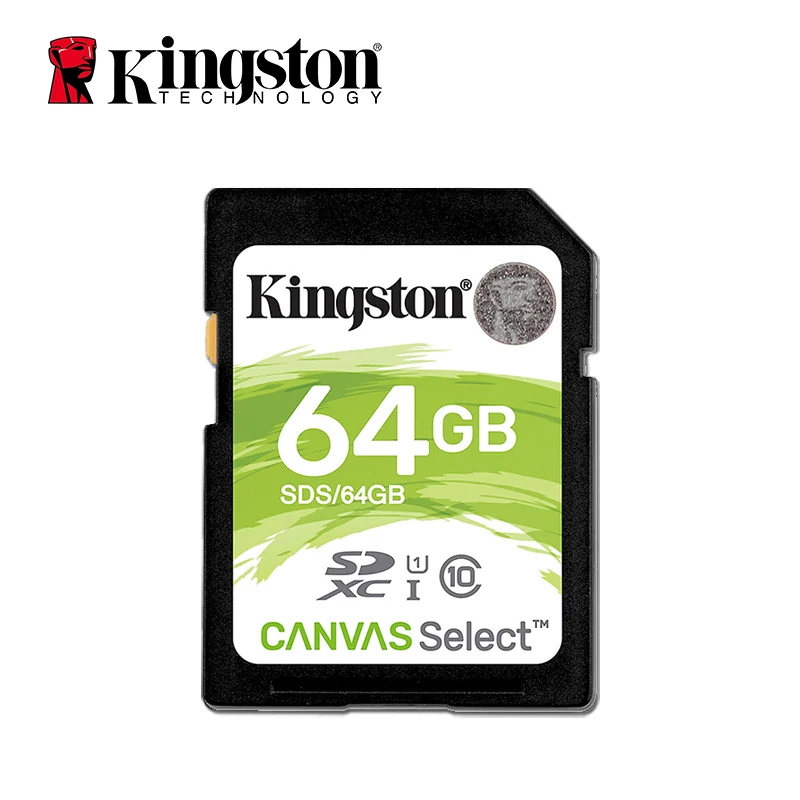 64GB Kingston SD карта 128 Гб 64 Гб 32 Гб 16 Гб карта памяти класс 10 cartao de memoria SDHC SDXC uhs-i HD видео карта sd для камеры - Емкость: 64GB