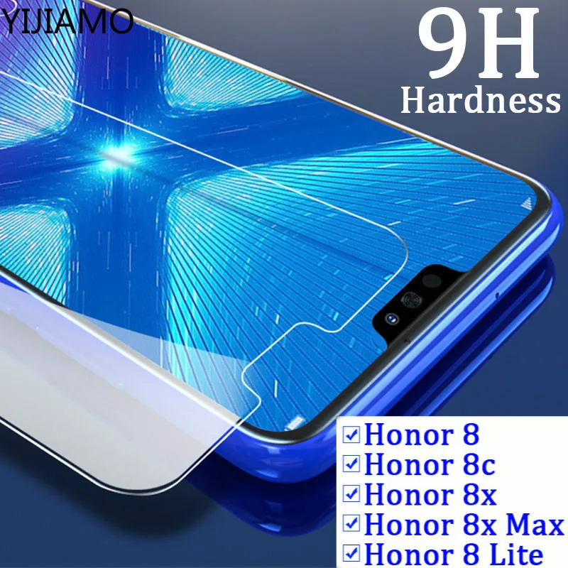 Закаленное стекло для honor 8x max 8c 8 x c lite Защитная пленка экрана huawei x8 c8 защитный