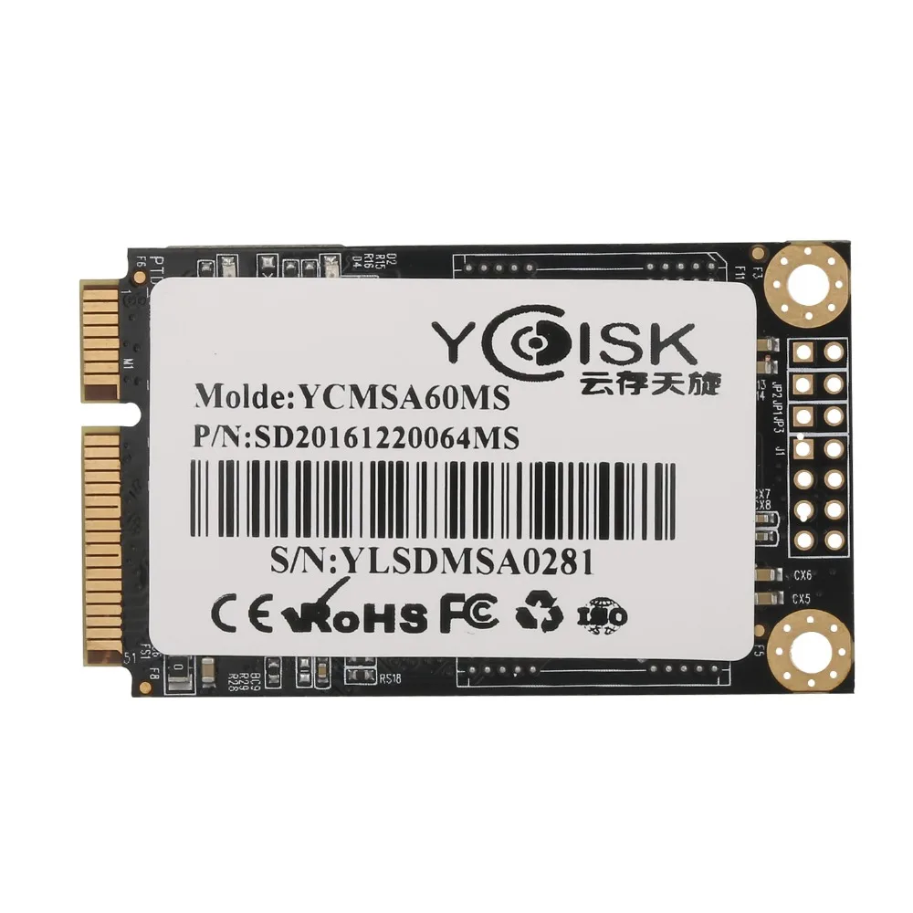 Жесткий диск Goldendisk YCdisk 64 ГБ mSATA SSD внутренний 60 120 SATA III MINI PCI e форма|120gb ssd|ssd diskssd drive |