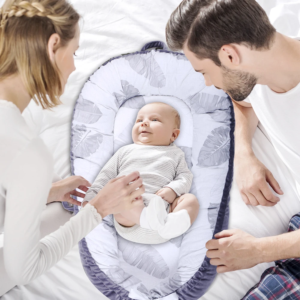  Newly Safe Soft Comfortable Best Protection For Baby Cotton Uterus Bionic Bed Portable Removable And Washable Newborn | Мать и ребенок