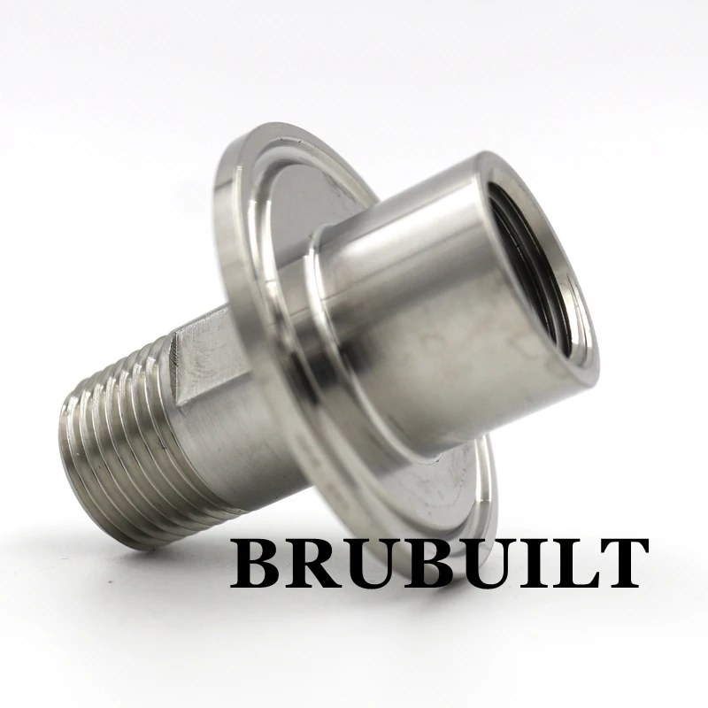 1," TC 1/2" Мужской NPT x 1/" Женский NPT 304 санитарный Tri-Clover фитинги Соединители для домашнего пивоварения